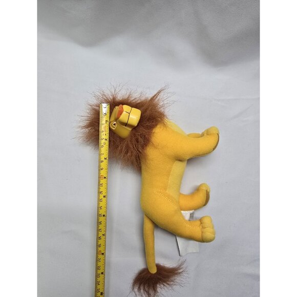 Disney Applause The Lion King Adult Simba Plush Doll Vinyl Plastic Face 10" Long - Picture 10 of 11